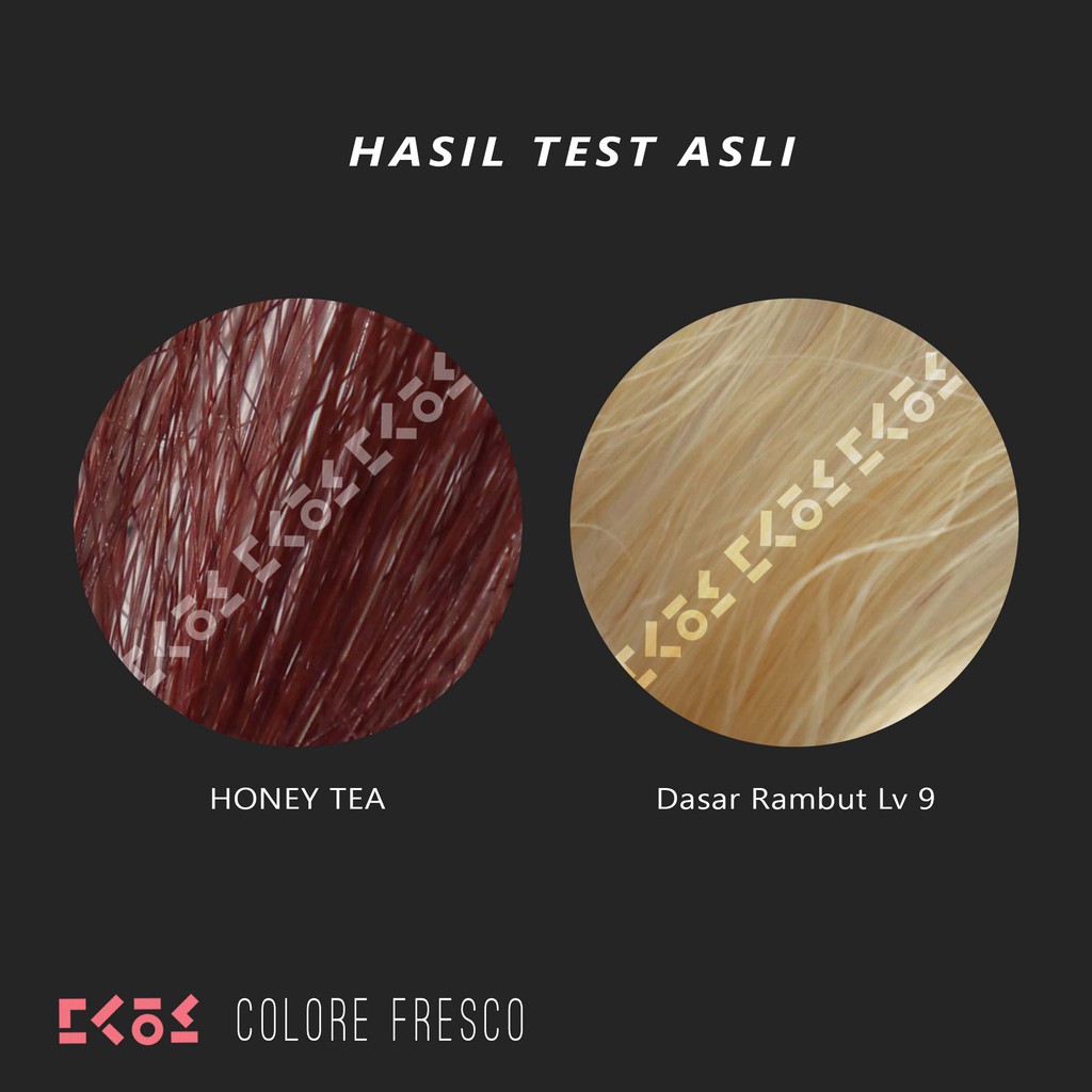 COLORE FRESCO - HONEY TEA color cream cat pewarna rambut brown cokelat