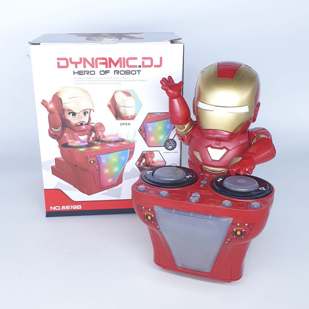 DYNAMIC DJ IRON MAN HERO OF ROBOT MUSIC