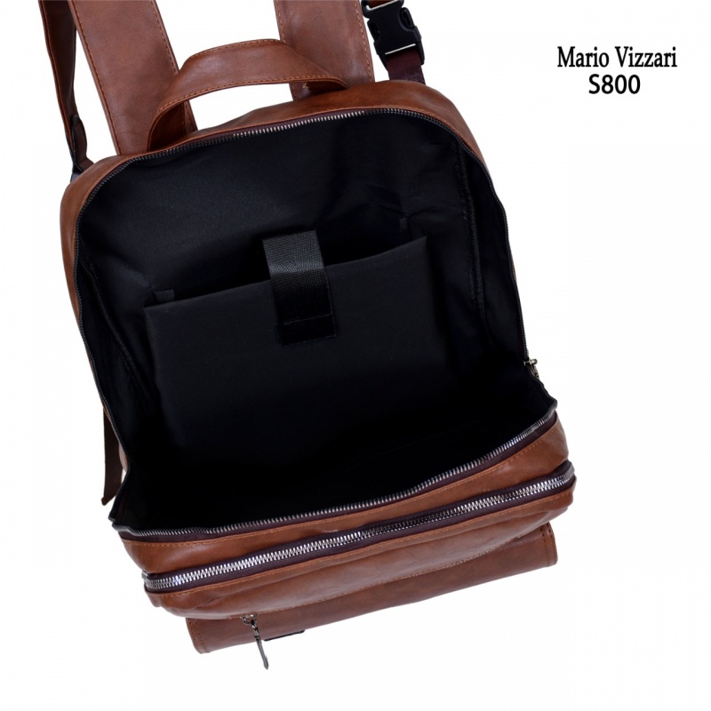 Tas Ransel Pria Kulit Mario Vizzari Bromine (S800) - Laptop