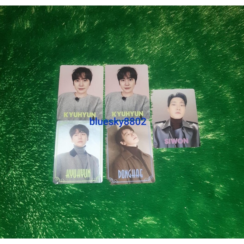 READY SUPER JUNIOR DONGHAE KYUHYUN SIWON CLEAR CARD EVENT JAPAN