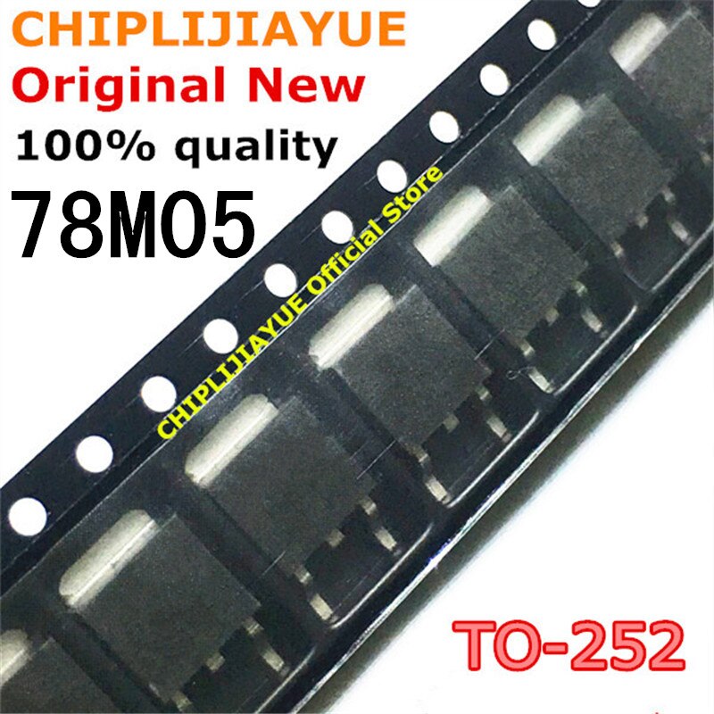 10pcs Ic 78m05 To252 Mc78M05 Lm78M05 0.5a + 5v To-252