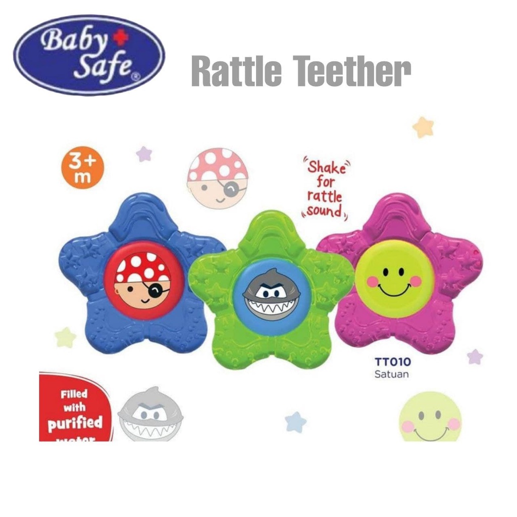 BabySafe - Ratter Teether -Gigitan Bayi BabySafe