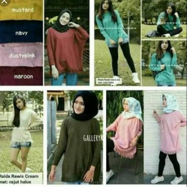 Raida knit wear