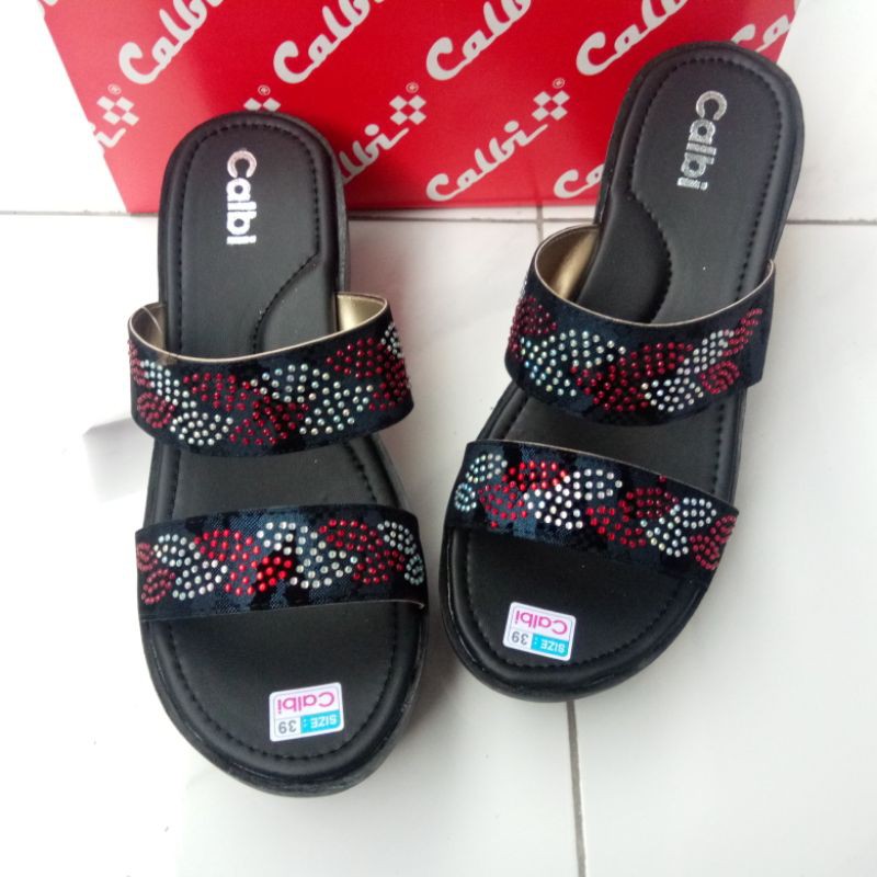 Sandal Wedges Calbi Slop Ban 2 Kepang