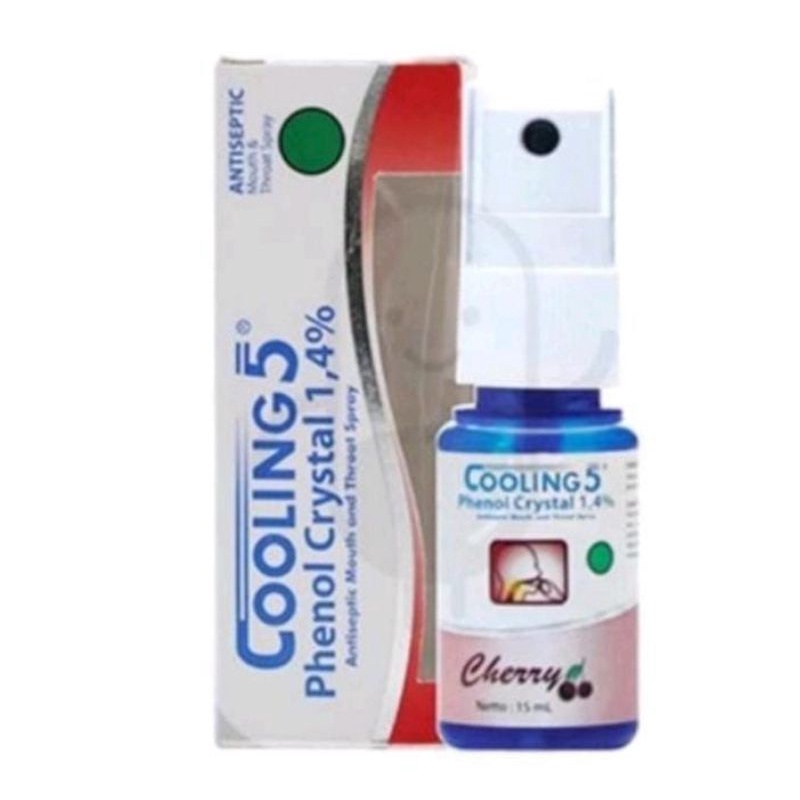 Cooling 5 spray Cherry Radang tenggorokan