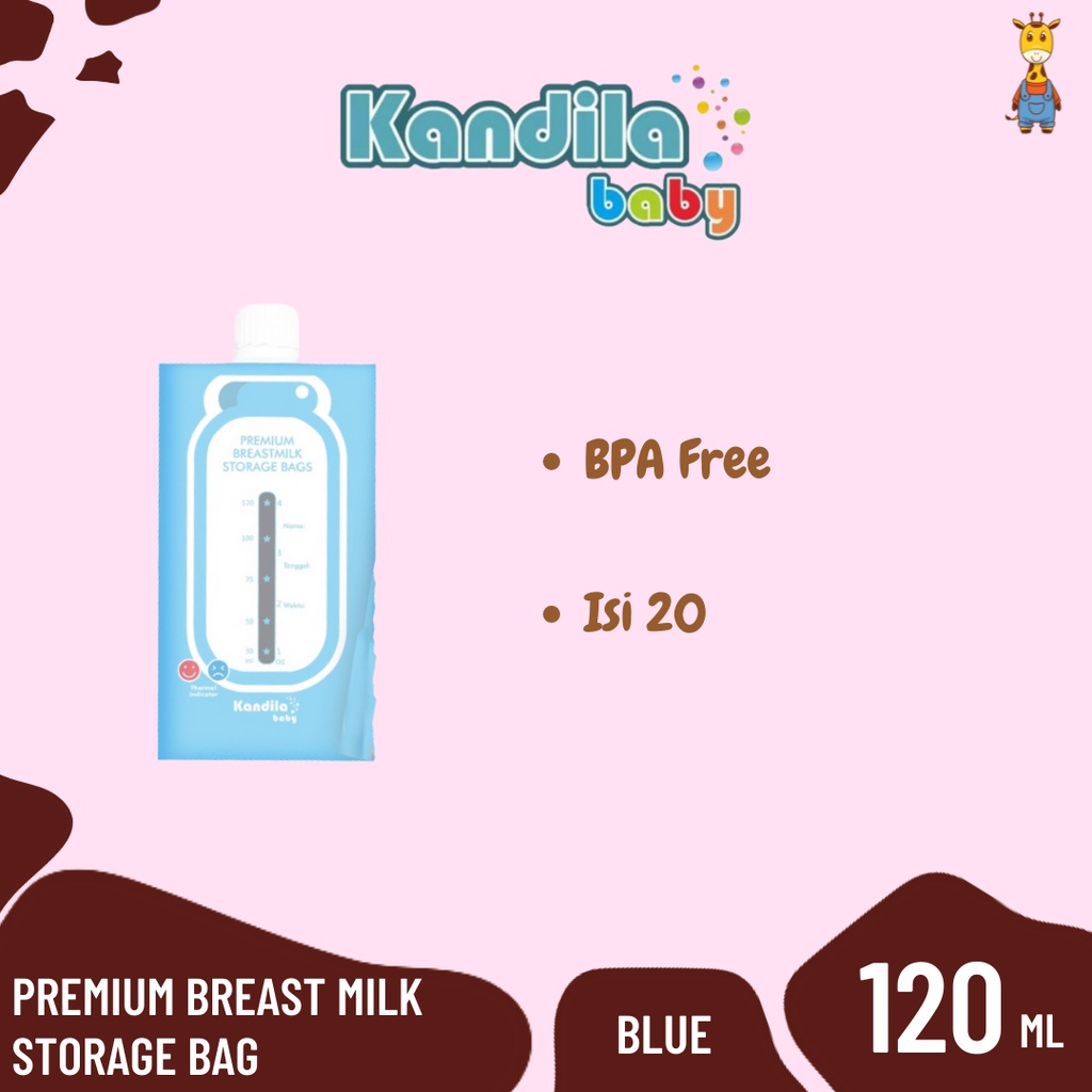 Kandila Baby Premium Breast Milk Storage Bag 120ml