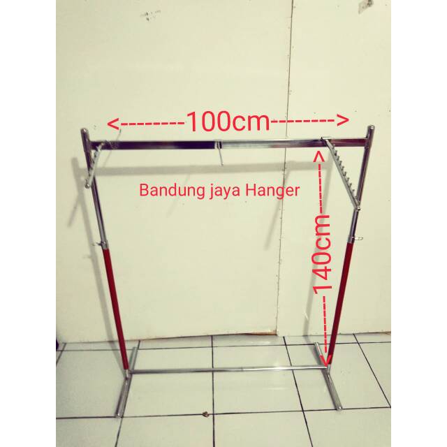 Gawang baju 100 cm kotak