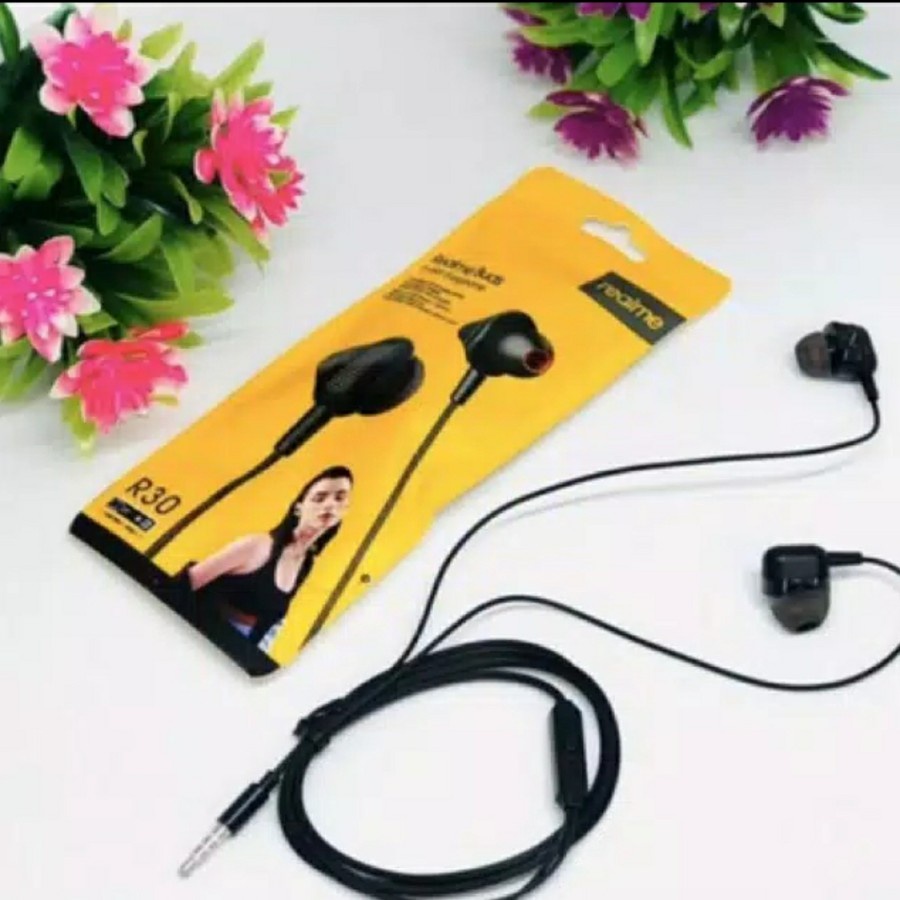 Handsfree Headset Realme R30 Musik Earphone Murah