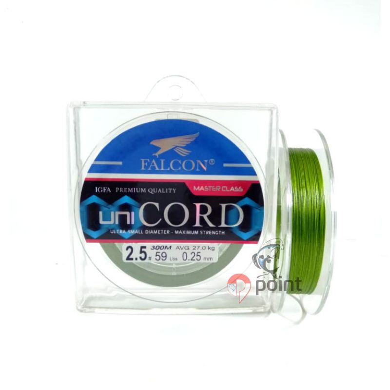 Senar PE Falcon Unicord X8 Moss Green 300m IGFA Class