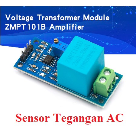 Modul Sensor Tegangan AC Listrik PLN Voltage 220V 250V ZMPT101B Single phase arduino