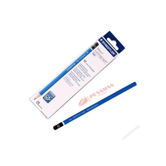 

[PENAMAS] PENSIL 2B STAEDTLER MARS LUMOGRAPH 100/1PCS