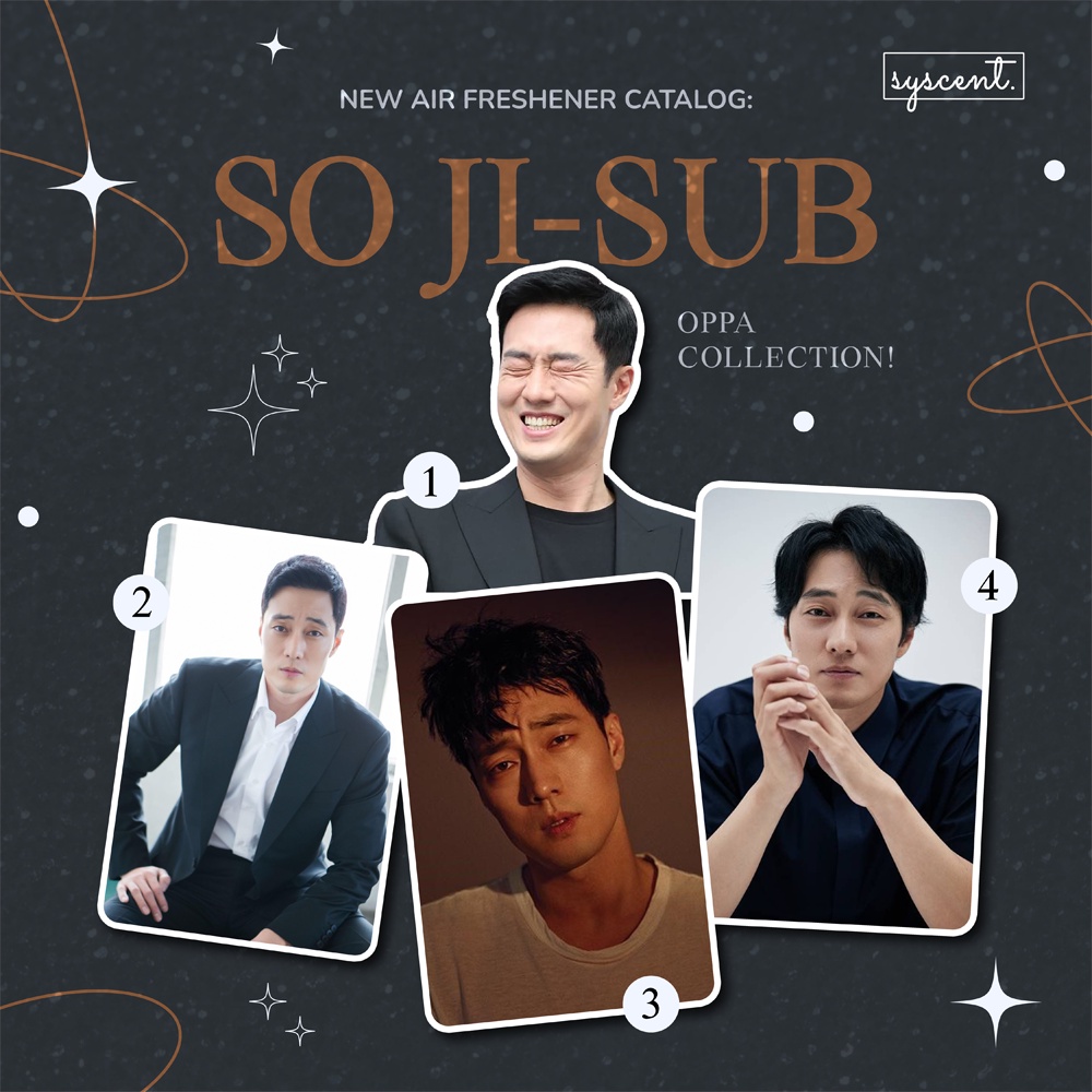 SYSCENT Air Freshener KDRAMA Oppa So Ji Sub (Parfum Mobil / Pewangi Ruangan)