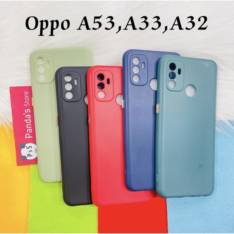 Case Oppo A53, A32, A33 Babycase + Pelindung Kamera, Makaron Full Color (PsS)