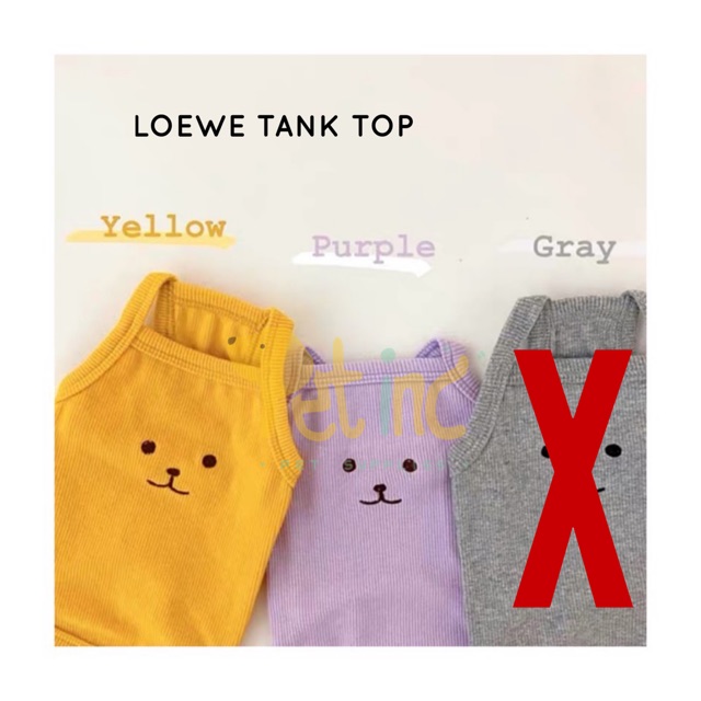 Loewe basic tank top