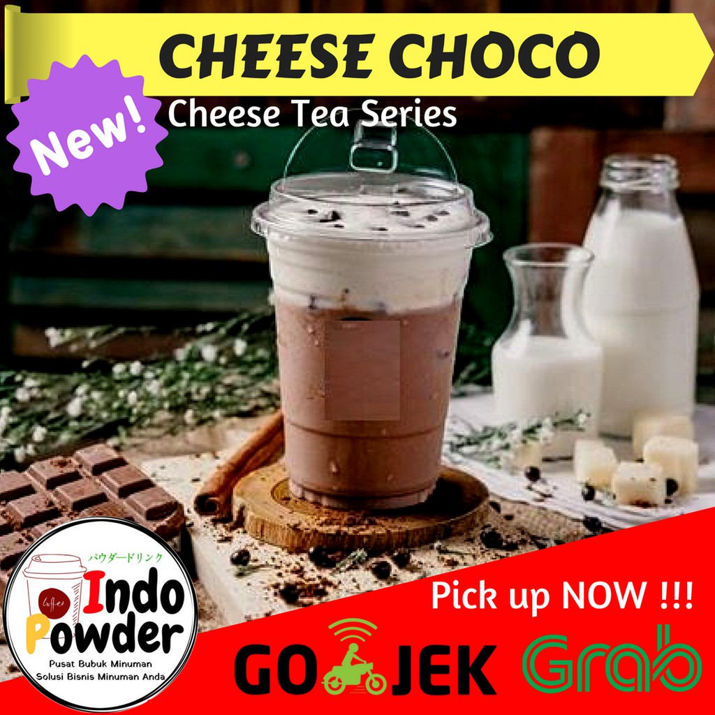 CHEESE TARO bubuk Minuman 1 Kg / Cheese Tea Powder / Powder Cheese Tea / Cream Cheese