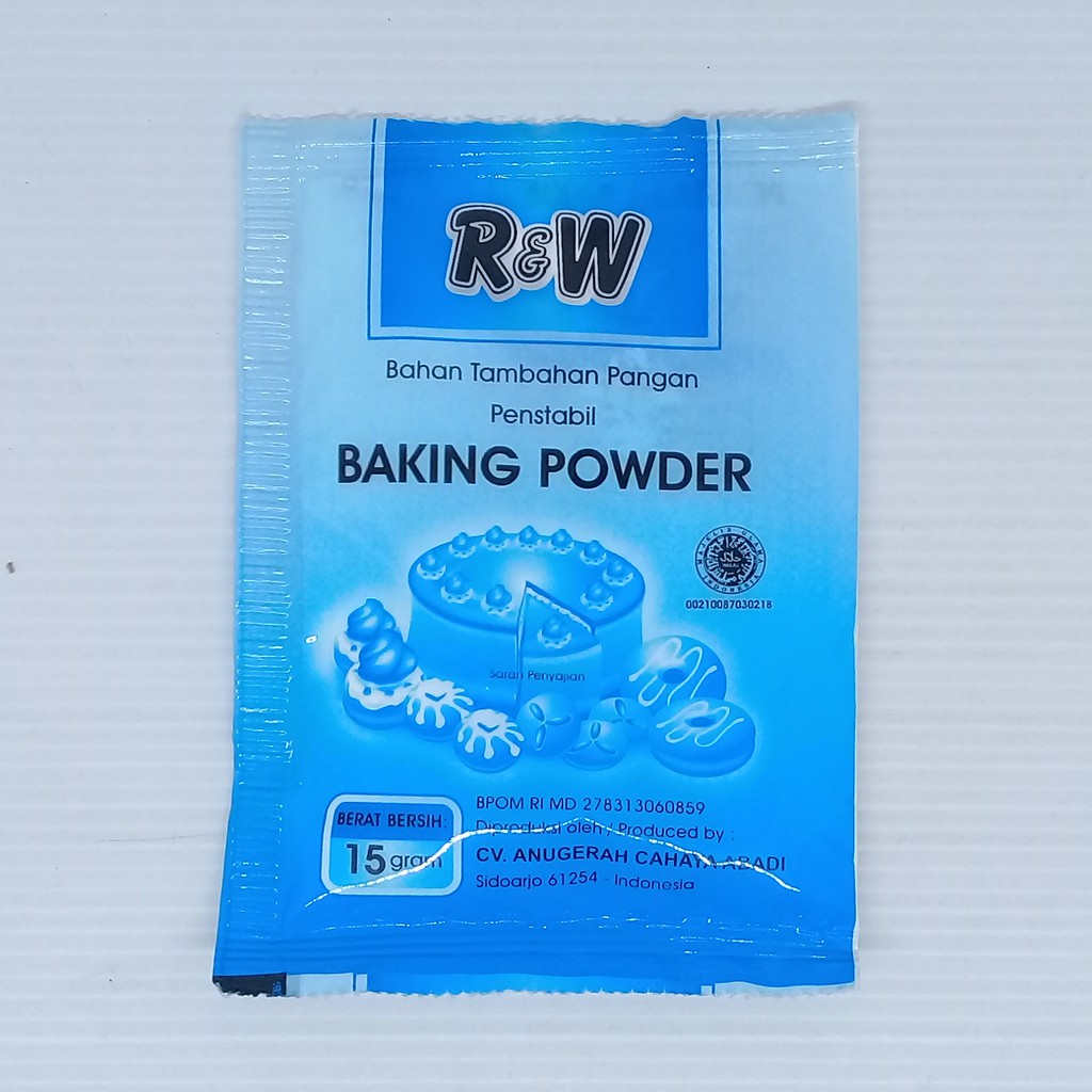 

R&W Baking Powder Bahan Tambahan Pangan Penstabil 15 gram