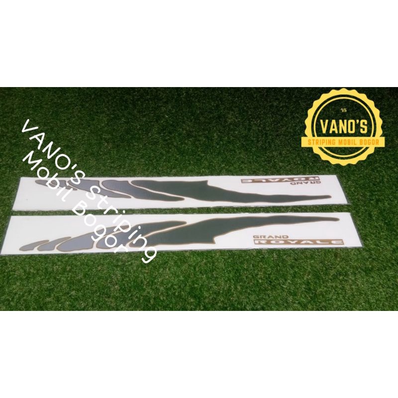 stiker mobil bodiy samping izuzu panther grand royal