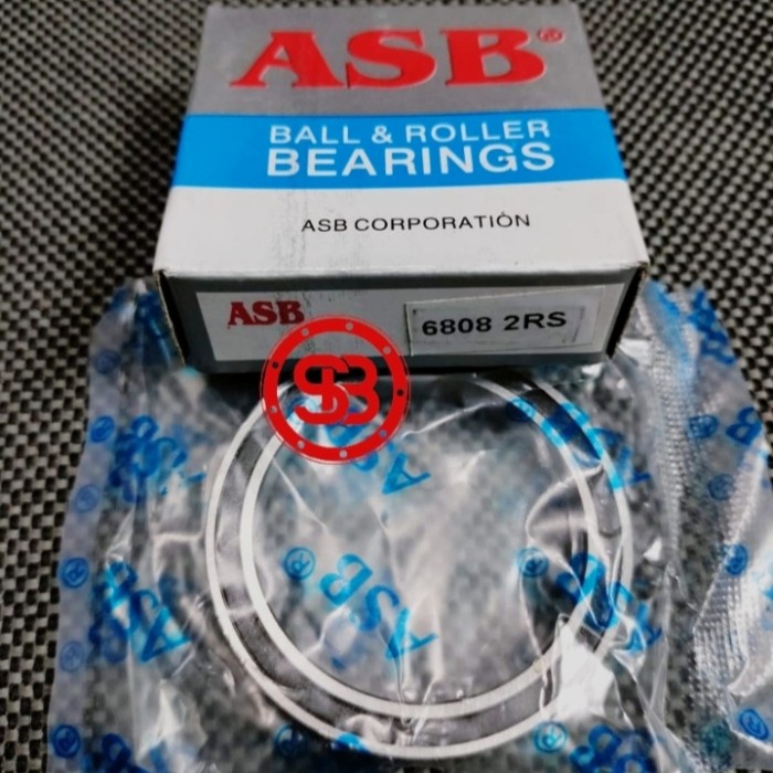 Bearing / Laker / Laher 6808 2Rs(Tutup karet) ASB