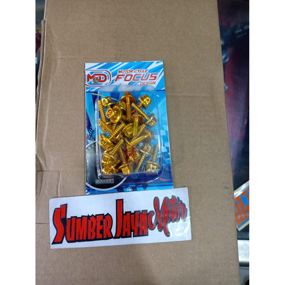 Baut body honda probolt CNC- baut probolt body honda isi 20pc