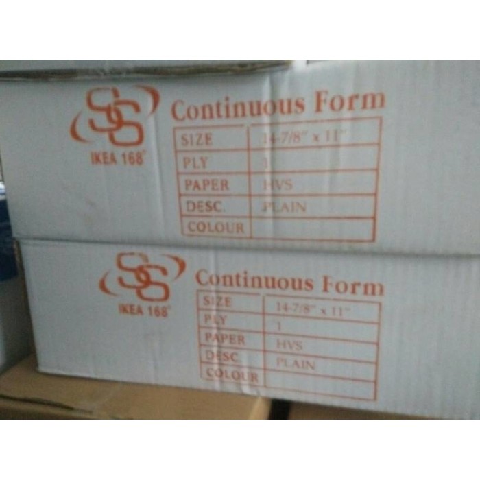 

Continous Form 14 7/8 1ply