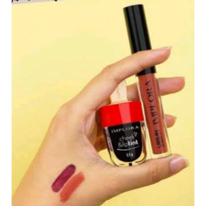 *galerybeautysemarang*(Bpom) paket ombre liptin vampir blood + lip cream dusky nude