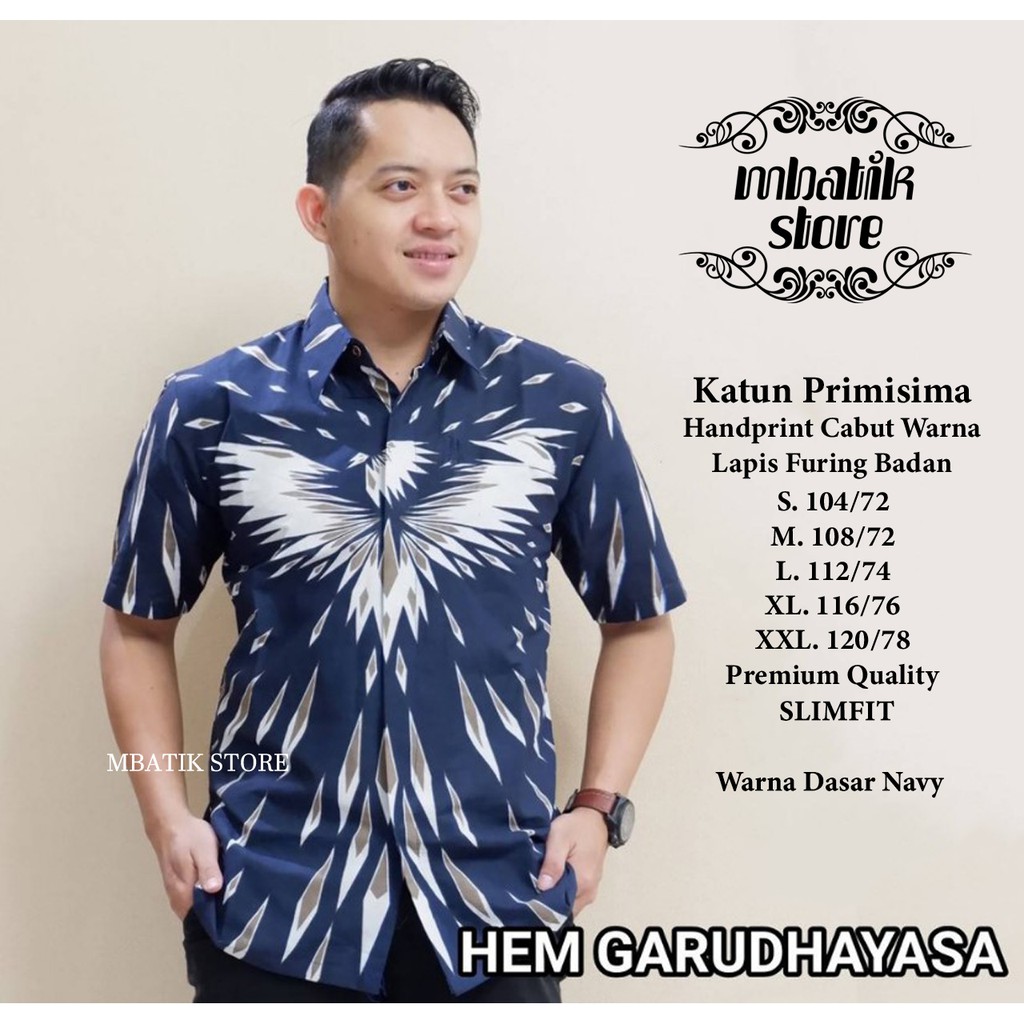 Garudhayasa Kemeja Batik Pria Panjang Full Furing by Batik Dewo