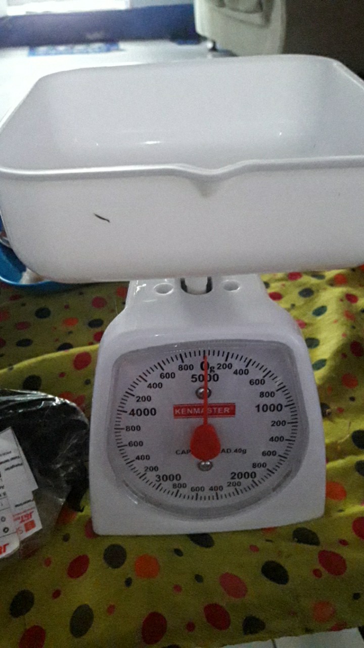 Timbangan Kue Kenmaster 5 Kg Timbangan Kue Dapur 5 Kg Putih