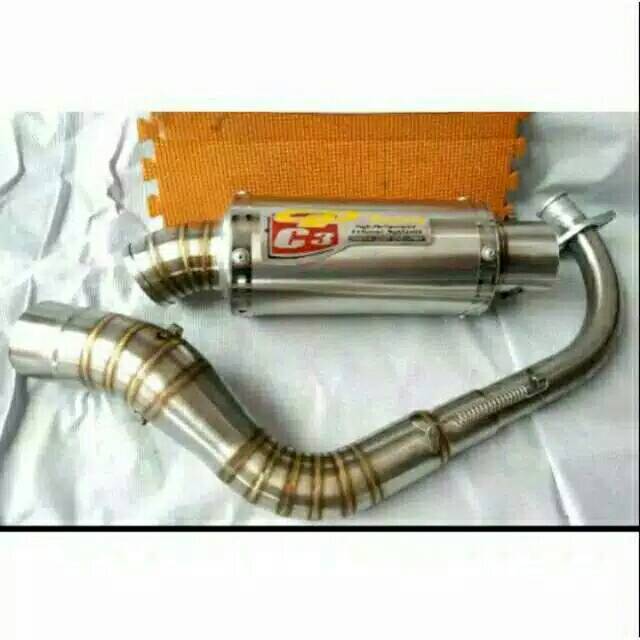 Knalpot cld racing for all matic mio beat vario scoopy dll