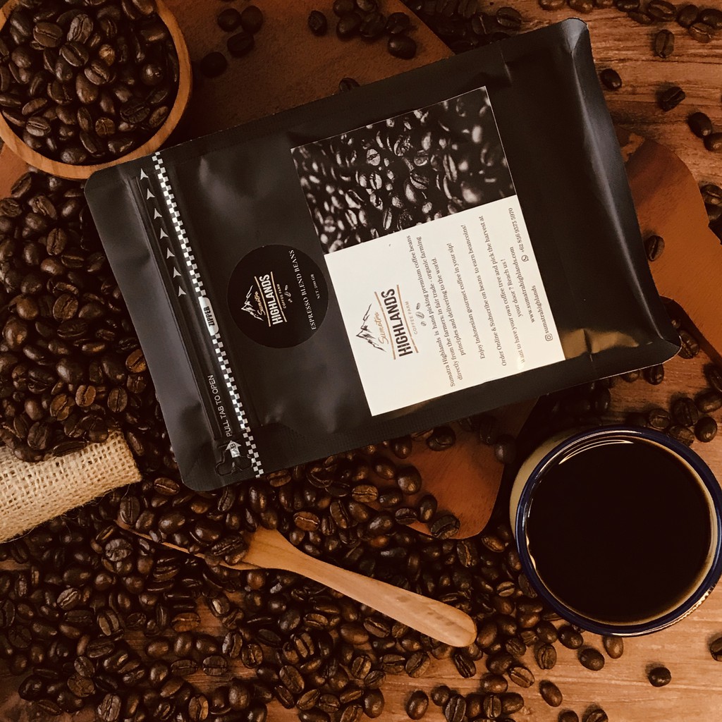 

KOPI BIJI ESPRESSO BLEND ARABICA COFFEE BEANS 1000 GR