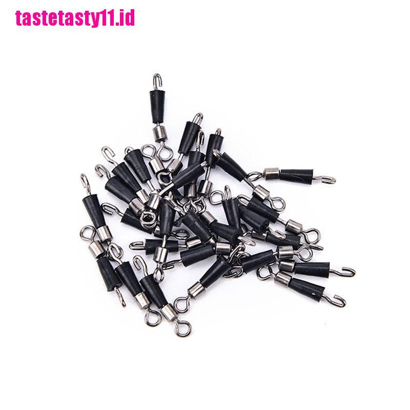 【TTID】10pcs Ball Bearing Swivel Solid Rings Quick Fast Link Fishing Connector H