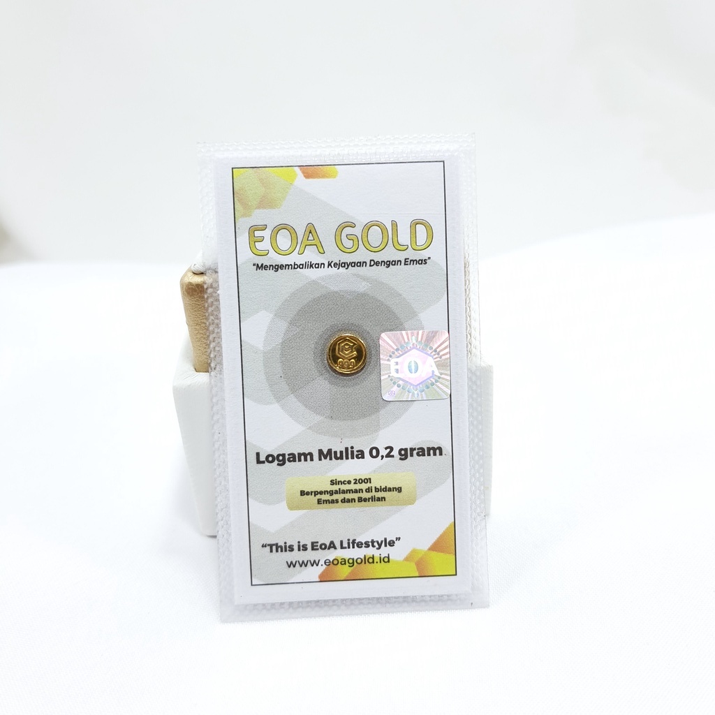 LMG LOGAM MULIA EOA GOLD MINIGOLD - 999 24K - 0,2 GRAM