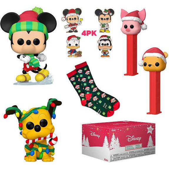 Funko Pop Exclusive Disney Holiday Collector Box