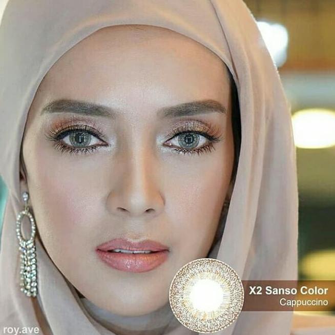 ◘ X2 SANSO CAPPUCINO SOFTLENS / BISA MINUS - NORMAL ☑