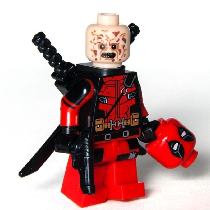 Ready stock] Marvel X-Men Deadpool Wade Wilson Training X Force Minifigure Brick