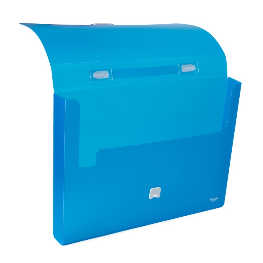 Bantex Portable Case With Handle Folio Cobalt Blue 3611 11