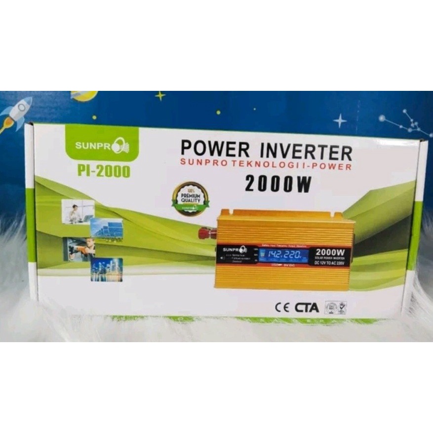 Promo!!!Power Inverter Mobil DCtoAC Sunpro FFA 2000 Watt