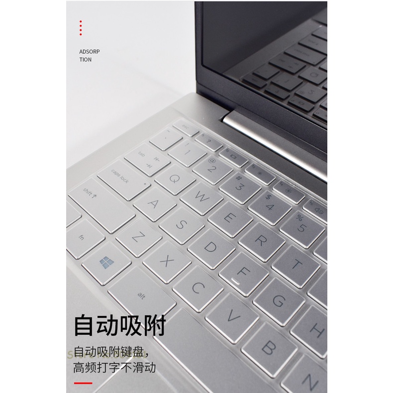 2-in-1 Skin Cover Keyboard Laptop Bahan Tpu Untuk HP Pavilion X360 2021 &quot;14&quot;&amp;quot; 14m-dw 14M-dy 14-dv Seri 14M-DW0013DX / 0023DX 14-dv0097nr