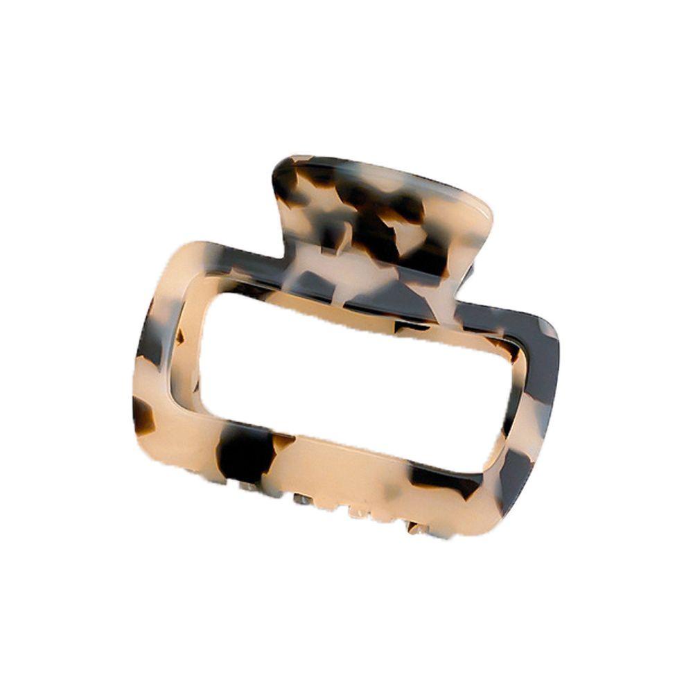 Agustina Wanita Cakar Rambut Untuk Anak Perempuan Vintage Hollow Hair Clip Geometric Square Hair Clasp