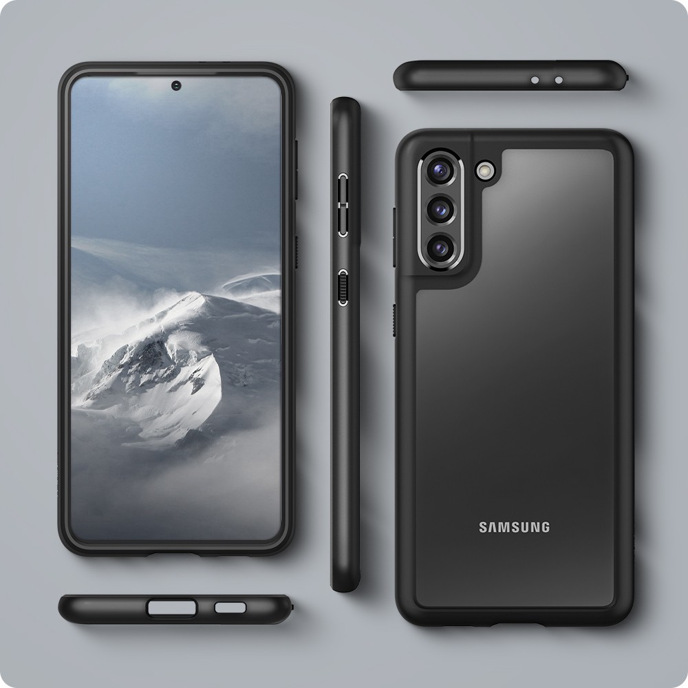 Case Samsung Galaxy S21 Ultra Plus Spigen Ultra Hybrid Clear AntiCrack Casing