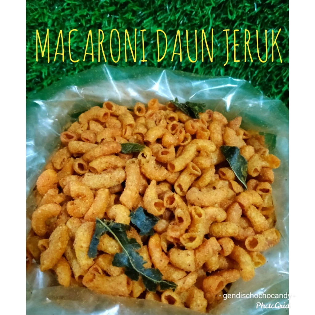 MACRONI SEPAT BALADO DAUN JERUK / MACRONI SPIRAL BALADO DAUN JERUK