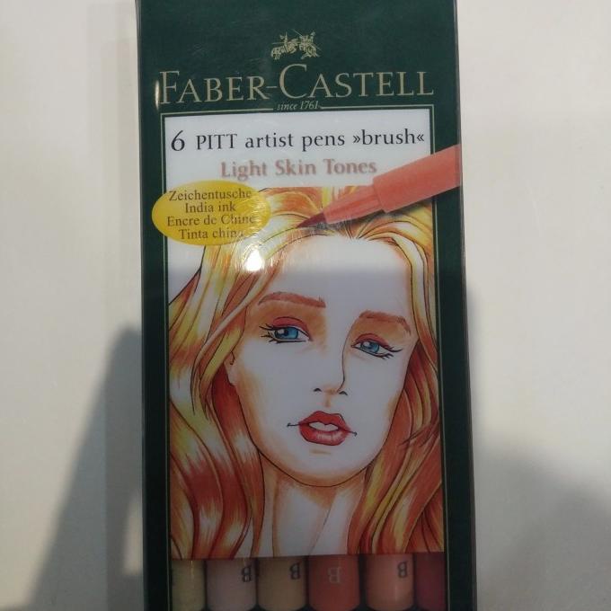 

(BISA COD) brush pen faber castell || skine tones CUCI GUDANG Kode 579