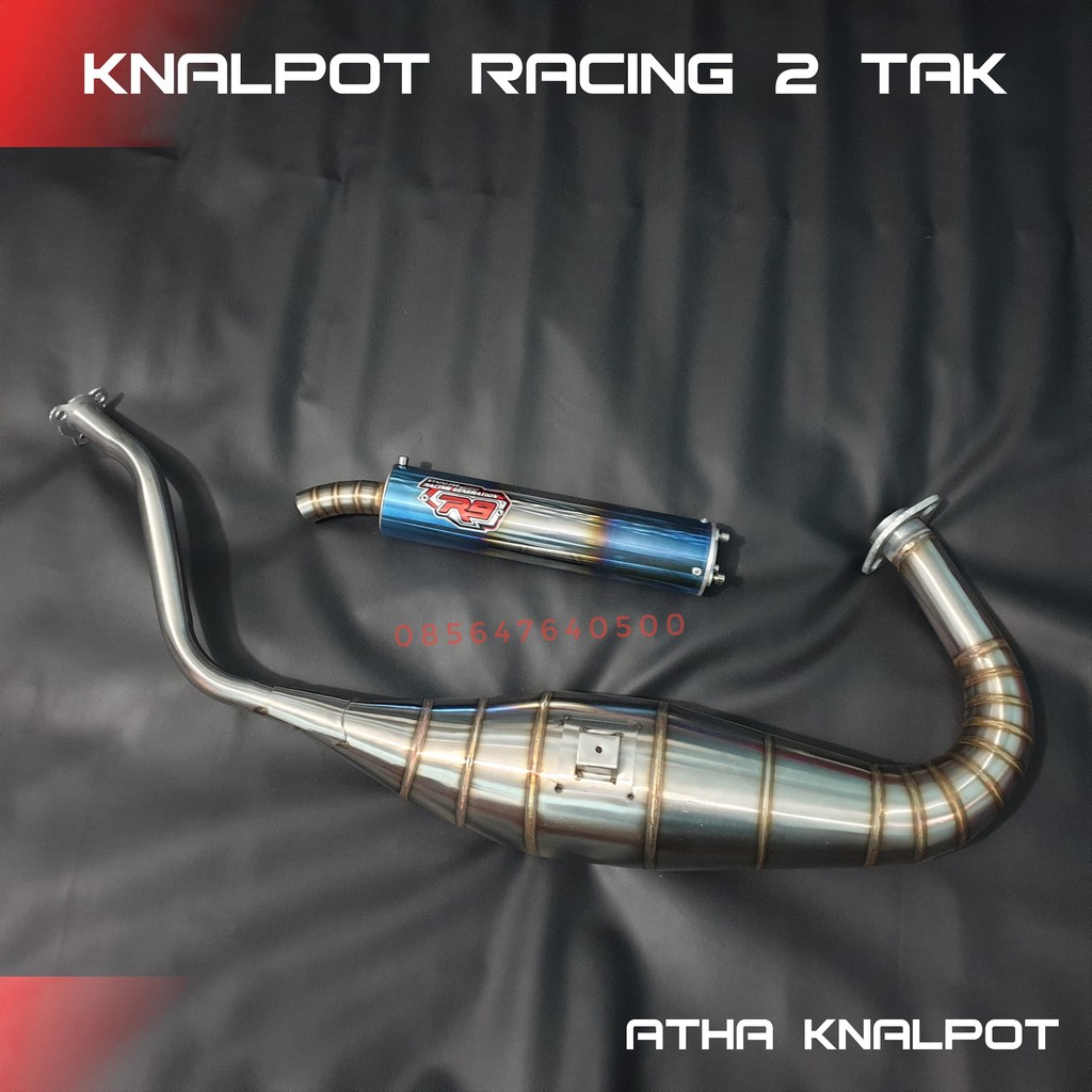 Knalpot Ninjar R9 Blue Tipe Cobra Stainless Ninja R RR SS L ,