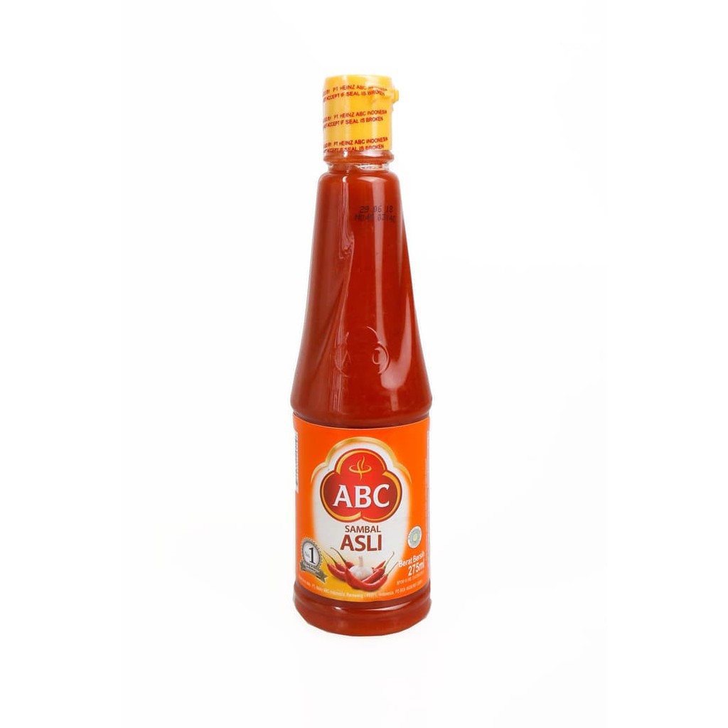 

Abc Sambal Asli Botol Plastik 275 ml