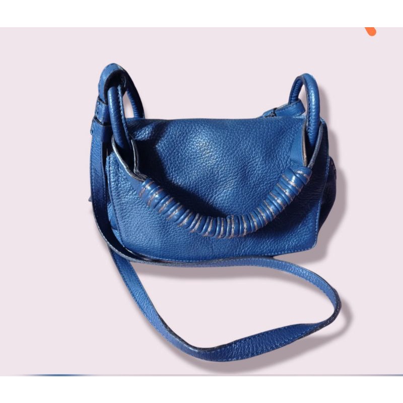 Preloved tas kulit mandarina duck