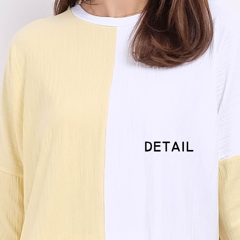 ARENA - Oversized Blouse Jumbo Spandek Rib