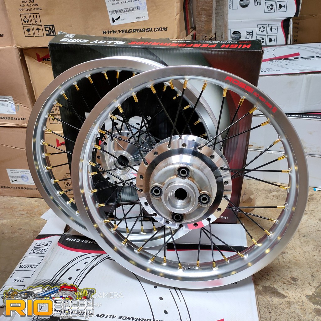 Velg Pelek Megapro New Paketan Ring17 JariJari Tapak Lebar 185 215