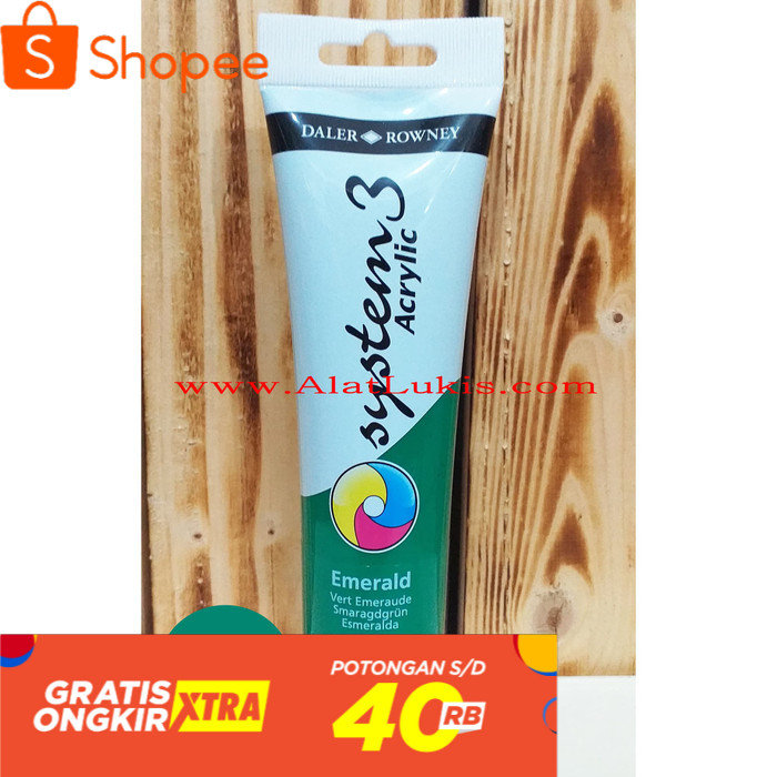 

Cat Akrilik System 3 150 ml warna Emerald