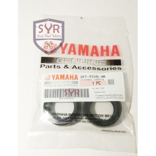 Seal Sil Shock Depan Yamaha Mio, Jupiter, Nouvo, Fino, Soul, Vega R, F1ZR Alfa (2pcs) 3AY