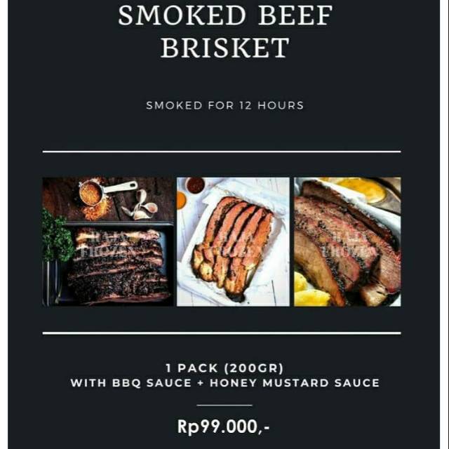 

Smoked Beef Brisket 200gr