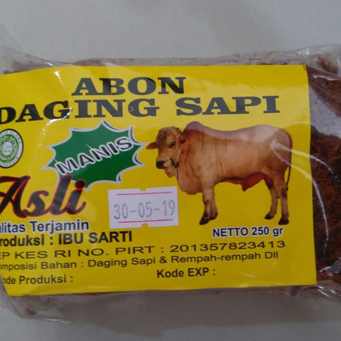 

Jual ABON SAPI IBU SARTI 250GR KHAS SURABAYA - pedas